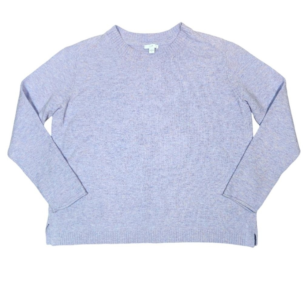 Women's Lavender Purple‎ Sweater Size S Cotton Preppy Academia Classicore Artsy